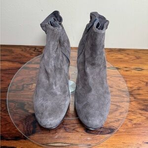 Munro Alfie Bootie in Greige Suede